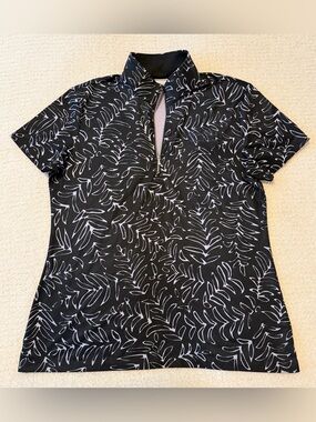 Dunning Golf Ocean Club Paradise Island Women's Half Zip Polo Shirt Size M